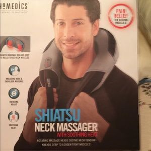 Brand new never used shiatsu neck massager with heat!